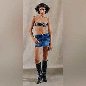 Urban Outfitters Exclusive True Religion Painted Denim Mini Skirt